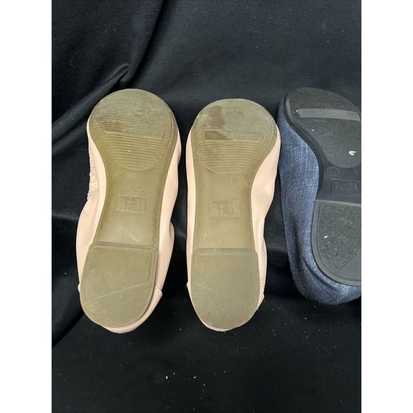 Lot 3 pr Woman's, Time and Tru, Usa size 9.5 flats. (Pre-Owned) Blue Black pink - Picture 16 of 16